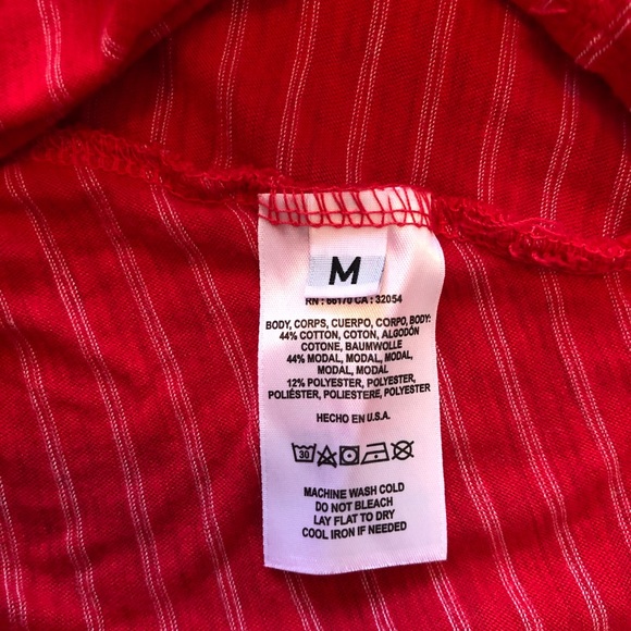 t.la | Anthro red tie-front button up tank top - Picture 10 of 11